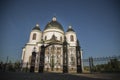 Othodox church with beautiful fence Royalty Free Stock Photo