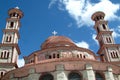 Othodox church in Korche, albania Royalty Free Stock Photo