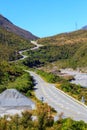 Otira Highway near Arthur`s Pass Royalty Free Stock Photo