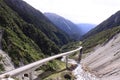 Otira Viaduct of the Graet Alpine Highway, in New Zealand.