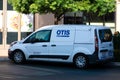 Otis United Technologies service van of Otis Elevator company