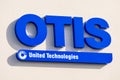 Otis United Technologies sign at Otis Elevator company office in Silicon Valley
