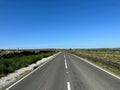 Otley Road, crossing the moors near, Hawksworth, Leeds, UK Royalty Free Stock Photo