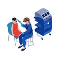 Otolaryngologist Isometric Illustration