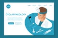Otolaryngology Isometric Web Site Banner