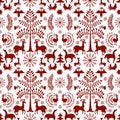 Otomi Style Winter Pattern