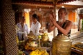 Oton ceremony on Bali island Royalty Free Stock Photo