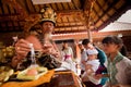 Oton ceremony on Bali island Royalty Free Stock Photo