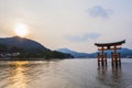 The Otorii Floating Gate Royalty Free Stock Photo