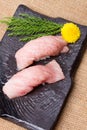 Otoro sushi in japan food concept