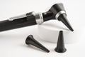 Otoscope for audiologist or ENT doctor use otoscope checking ear and treate hearing loss problem