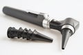 Otoscope for audiologist or ENT doctor use otoscope checking ear and treate hearing loss problem