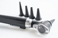 Otoscope for audiologist or ENT doctor use otoscope checking ear and treate hearing loss problem