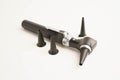 Otoscope for audiologist or ENT doctor use otoscope checking ear and treate hearing loss problem Royalty Free Stock Photo