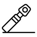 Otoscope icon, outline style