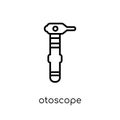 Otoscope icon. Trendy modern flat linear vector Otoscope icon on