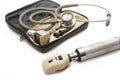 Otoscope and Opthalmoscope set for ear eye examination