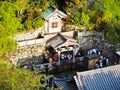 The Otowa Waterfall at Kiyomizu temple , Kyoto, Japan