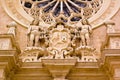 Otranto Cathedral front statues Royalty Free Stock Photo