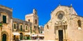 Otranto historic downtown,oldl cathedral. Puglia, Italy Royalty Free Stock Photo