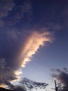 Otro lindo y espectacular cielo y nubes de lluvia