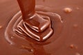 Ots of chocolate falling Royalty Free Stock Photo