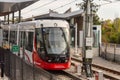 OC Transpo Train leaving uOttawa Station