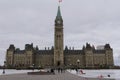 Ottawa, Canada - February 05, 2016: Parliament Hill, home of the