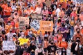 Ottawa, Canada. July 1, 2021. Cancel Canada Day Indigenous March