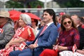 Governor General and Prime Minister at Canada Day event Royalty Free Stock Photo
