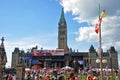 2011 Canada Day in Parliament Hill, Ottawa, Canada Royalty Free Stock Photo