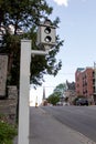 Ottawa, Canada - June 4, 2024: Speed camera on the road Royalty Free Stock Photo