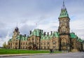 Parliament of Canada building in Ottawa Royalty Free Stock Photo