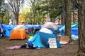 Pro-Palestinian encampment erected on OttawaU grounds