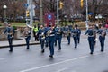 Remembrance Day Ceremony Parade. Ottawa, Canada. November 2020