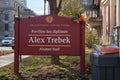 Tribute to Alex Trebek at University of Ottawa