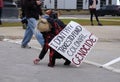 Ottawa, Canada. October 9, 2020. Indigenous Day of Rage Against Colonialism March