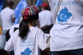 Uyghur Protest in Ottawa Royalty Free Stock Photo