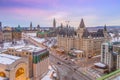 Ottawa city skyline, cityscape of Ontario Canada Royalty Free Stock Photo