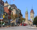 Clock tower and East Block is 2 of the three buildings