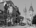 Clock tower and East Block is 2 of the three buildings