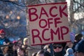 Ottawa Protester: BACK OFF RCMP