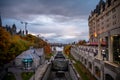 View of the Rideau Canal along Parliament Hill