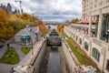 View of the Rideau Canal close to Parliament Hill