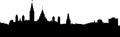 Ottawa Parliament Hill City Skyline silhouette illustration