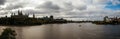 Ottawa River, Parliament and Gatineau Panorama Royalty Free Stock Photo