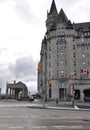 Ottawa, 26th June: Fairmont Chateau Laurier building from Downtown of Ottawa in Canada Royalty Free Stock Photo