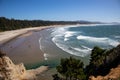 Otter Crest State Scenic Viewpoint at Devils Punch Bowl, Otter Rock, Oregon Royalty Free Stock Photo