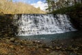 Otter Lake Stone Dam, Blue Ridge Parkway Royalty Free Stock Photo