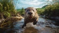 Otter Running In Ultra Hd Cinematic Quality With Canon Eos R3